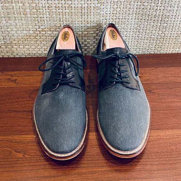 Aldo Other - 🌟HP🌟EUC Blue Canvas Plain Toe Derby Dress Shoes 11